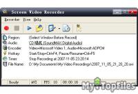 Look at screenshot of Screen Video Recorder