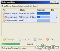 Look at screenshot of ExtractNow