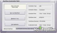 Look at screenshot of BearShare Acceleration Patch