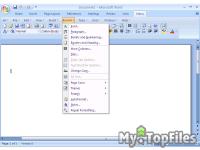 Look at screenshot of Classic Menu for Office 2007