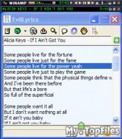 Look at screenshot of EvilLyrics