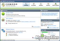 Look at screenshot of Comodo Firewall